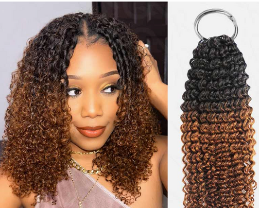 WigSpire #1b/30 Synthetic Kinky Twist Crochet Braids Hair Extensions for Protective Styles