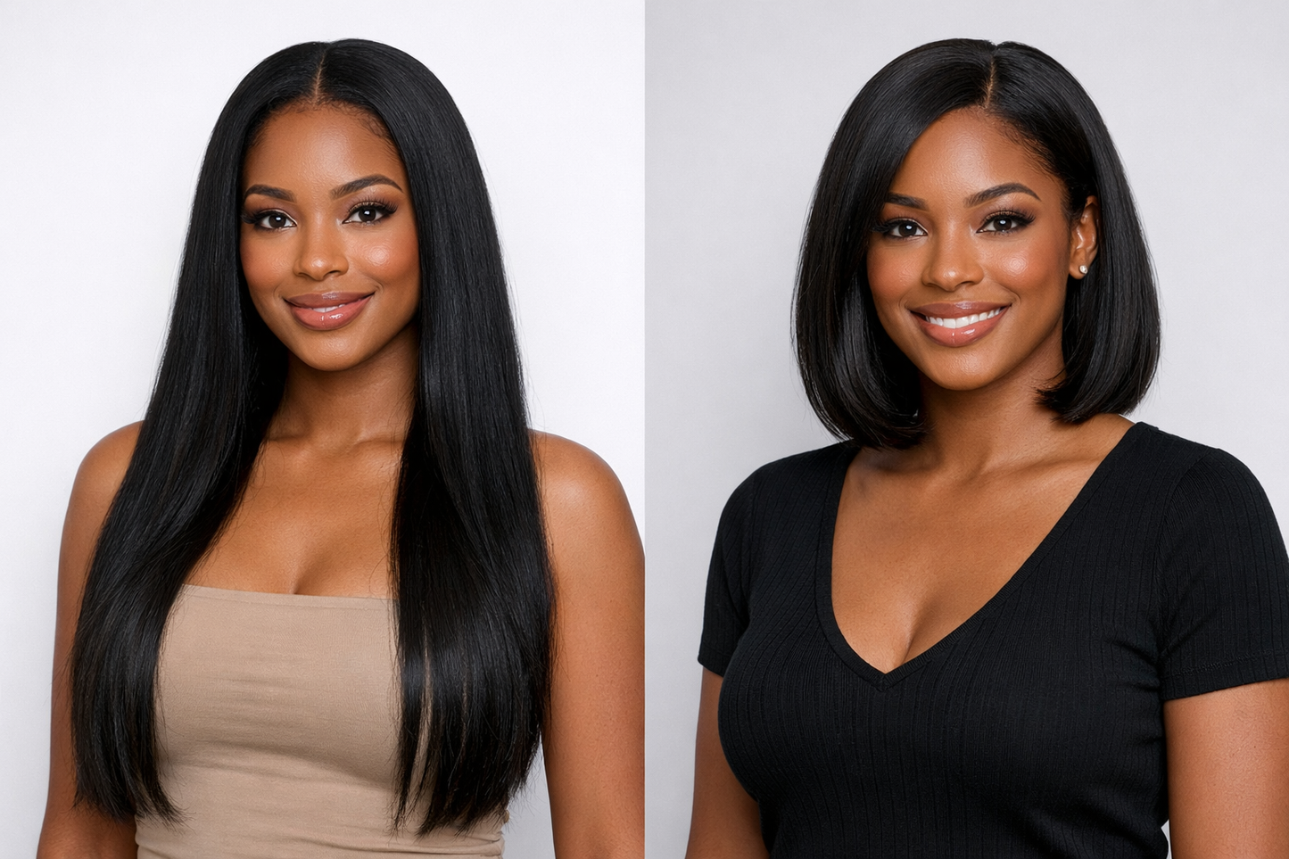 WigSpire Tax Season BOGO: 13x4 12"Lace Bob + 22" Long Lace Synthetic Wig Bundle (2 PCS)