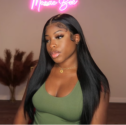 WigSpire Tax Season BOGO: 13x4 12"Lace Bob + 22" Long Lace Synthetic Wig Bundle (2 PCS)