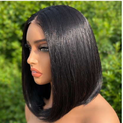 Bonnet pour perruque synthétique WigSpire 13x6 | Fibre résistante à la chaleur, aspect naturel pour cheveux noirs, 61 à 81 cm, léger et facile à coiffer.